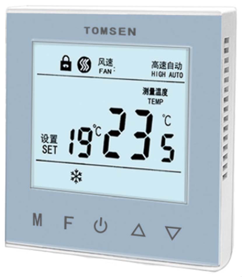 TM616R亞克力遙控型中央空調(diào)溫控器